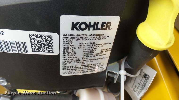 image for item EB9377 Hustler Raptor Flip-Up ZTR lawn mower