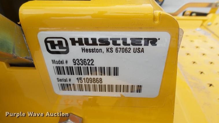 image for item EB9377 Hustler Raptor Flip-Up ZTR lawn mower