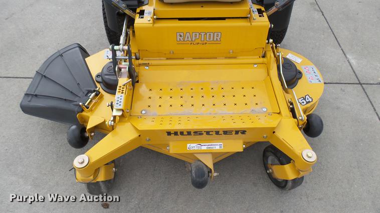 image for item EB9377 Hustler Raptor Flip-Up ZTR lawn mower