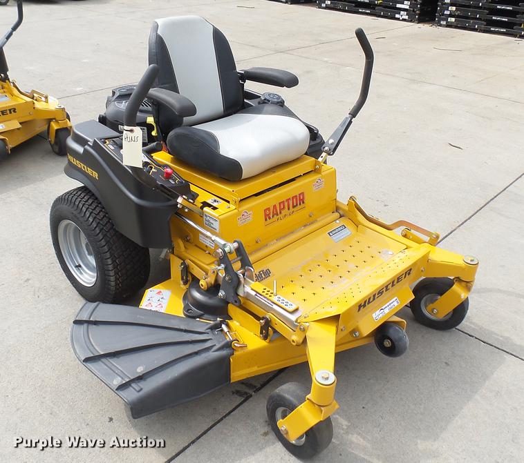 image for item EB9378 Hustler Raptor Flip-Up ZTR lawn mower