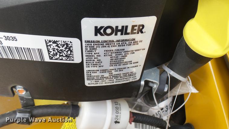 image for item EB9378 Hustler Raptor Flip-Up ZTR lawn mower