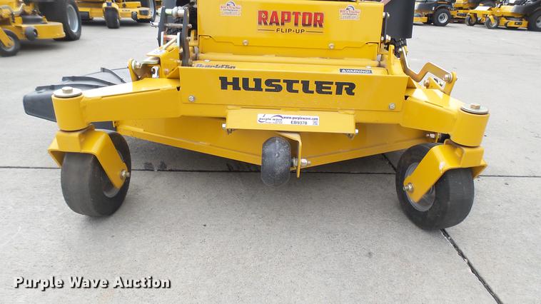 image for item EB9378 Hustler Raptor Flip-Up ZTR lawn mower
