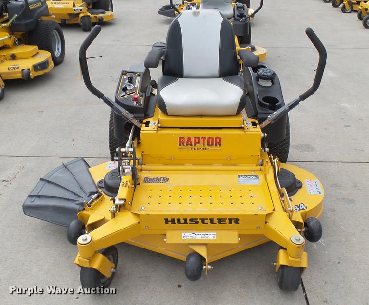image for item EB9382 Hustler Raptor Flip-Up ZTR lawn mower