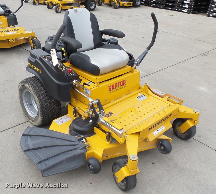 image for item EB9382 Hustler Raptor Flip-Up ZTR lawn mower