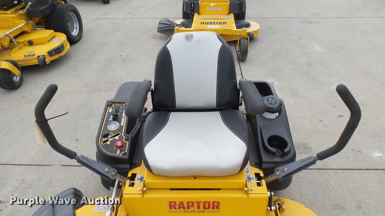image for item EB9382 Hustler Raptor Flip-Up ZTR lawn mower