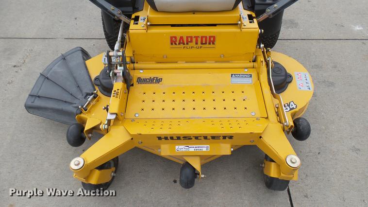 image for item EB9382 Hustler Raptor Flip-Up ZTR lawn mower