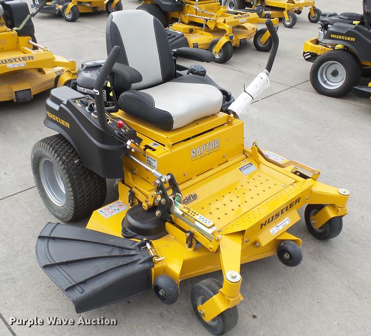 image for item EB9383 Hustler Raptor Flip-Up ZTR lawn mower