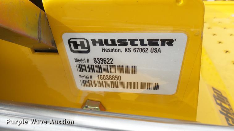 image for item EB9383 Hustler Raptor Flip-Up ZTR lawn mower