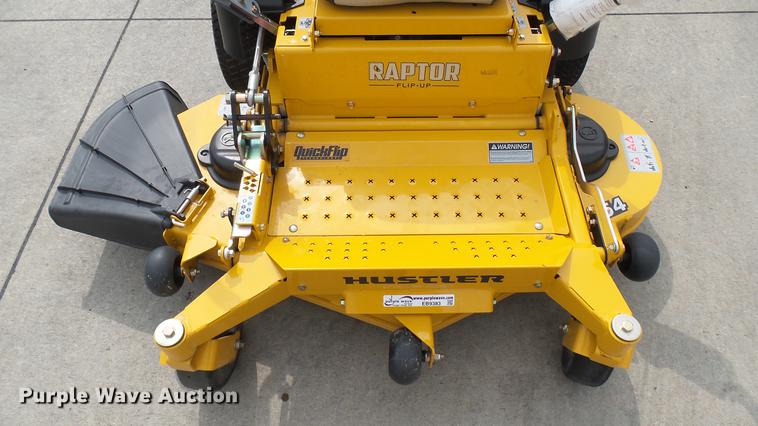 image for item EB9383 Hustler Raptor Flip-Up ZTR lawn mower
