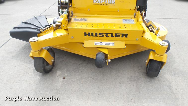 image for item EB9383 Hustler Raptor Flip-Up ZTR lawn mower
