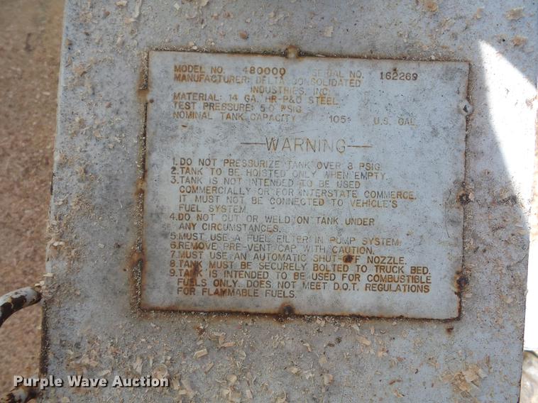 image for item DA0768 L-shaped fuel tan