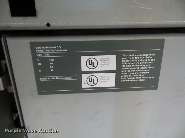 image for item DA0770 OCE 7055 plotter