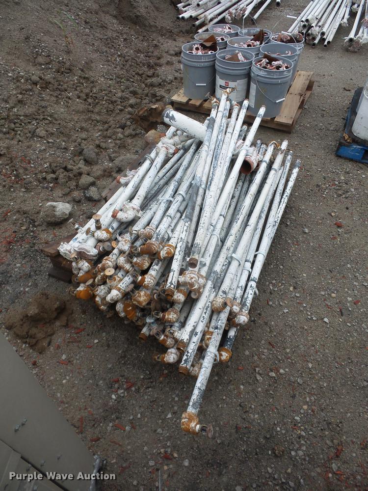 image for item DA0849 (4) pallets sprinkler pipe fittings and couplers