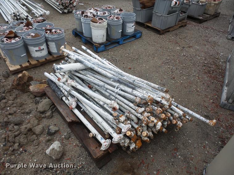 image for item DA0849 (4) pallets sprinkler pipe fittings and couplers