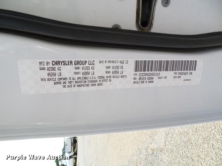 image for item DA6899 2013 Dodge Charger Police