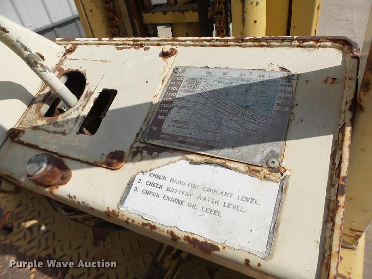 image for item DB1446 Datsun CPF02A25V forklift