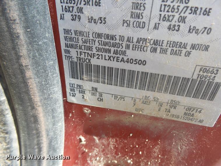 image for item DB1459 2000 Ford F250 Super Duty pickup truck