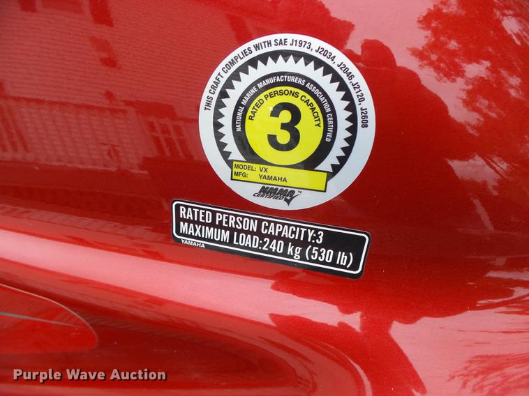 image for item DB1497 2014 Yamaha VX1800A personal watercraft