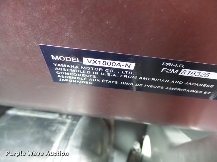 image for item DB1497 2014 Yamaha VX1800A personal watercraft