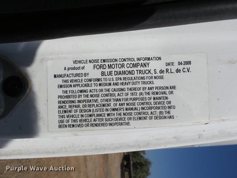 image for item DB4185 2008 Ford LCF box truck