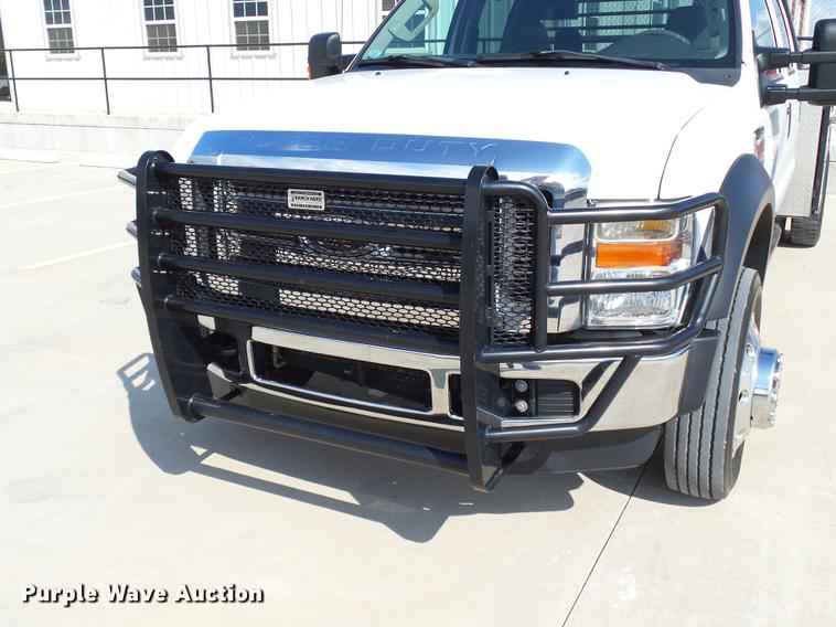 image for item DB4201 2009 Ford F450 Super Duty XLT Crew Cab flatbed truck