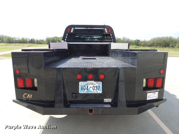 image for item DB4201 2009 Ford F450 Super Duty XLT Crew Cab flatbed truck