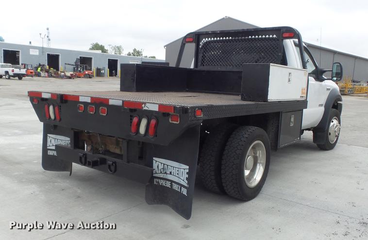 image for item DB6418 2006 Ford F450 Super Duty XL flatbed truck