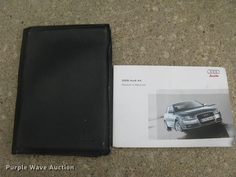 image for item DC2474 2006 Audi A4 2.0T Quattro