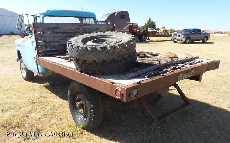 image for item DC3829 1959 Chevrolet Apache 38 flat dump bed pickup truck