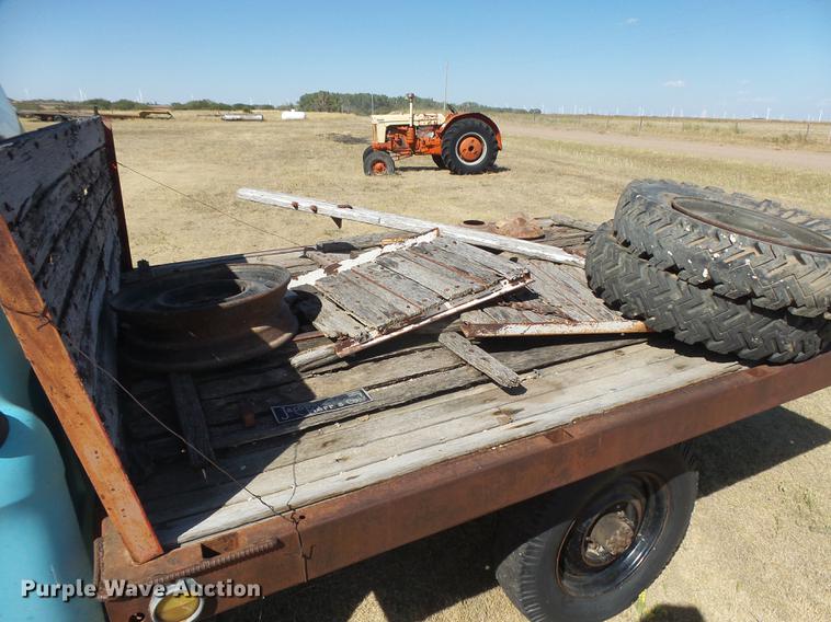image for item DC3829 1959 Chevrolet Apache 38 flat dump bed pickup truck
