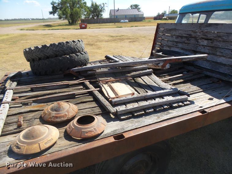 image for item DC3829 1959 Chevrolet Apache 38 flat dump bed pickup truck