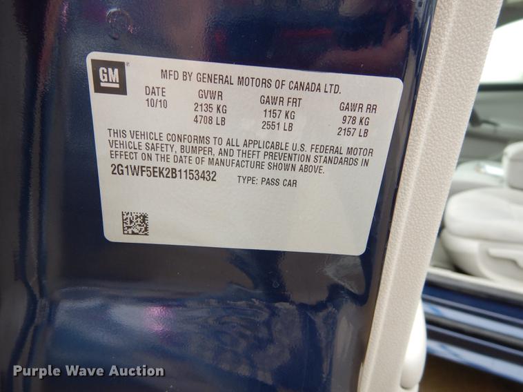 image for item DC5276 2011 Chevrolet Impala