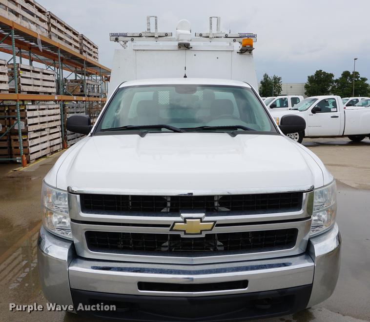 image for item DC5278 2008 Chevrolet Silverado 3500HD utility bed pickup truck