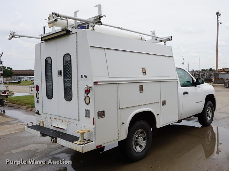 image for item DC5278 2008 Chevrolet Silverado 3500HD utility bed pickup truck