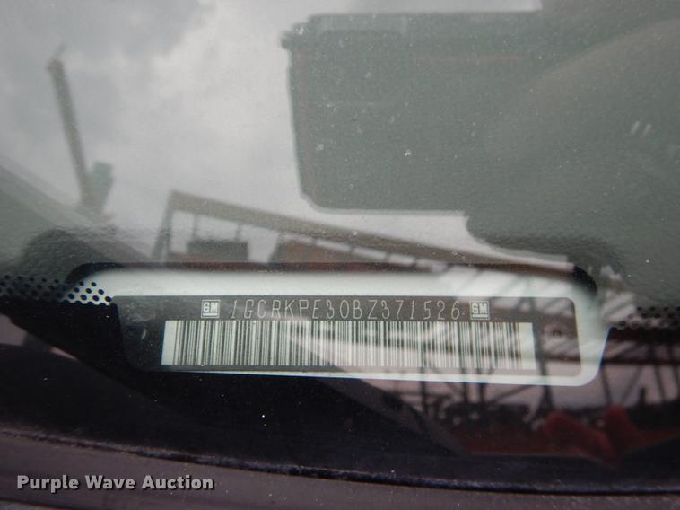 image for item DC5282 2011 Chevrolet Silverado 1500 Ext. Cab pickup truck