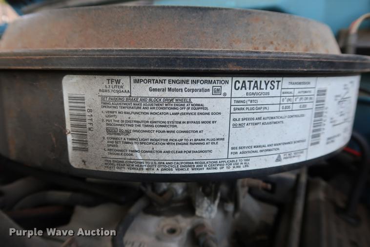 image for item DD1647 1994 Chevrolet 2500HD utility bed pickup truck