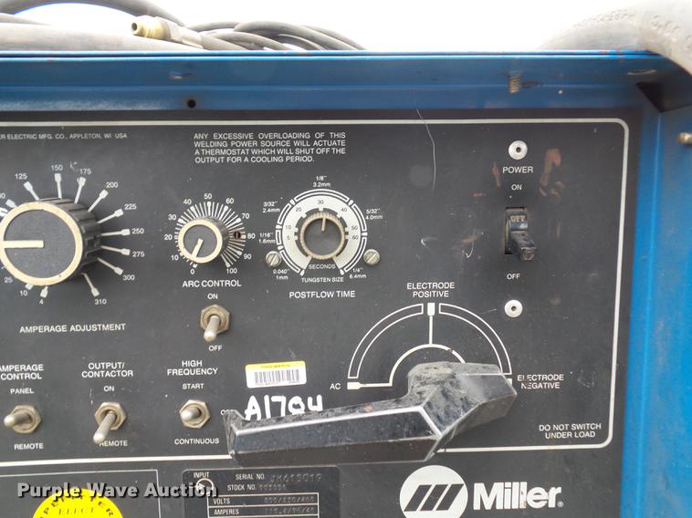 image for item DD2018 Miller Syncrowave 250 welder