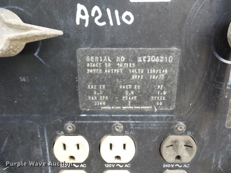 image for item DD2021 Miller Bobcat 225G welder