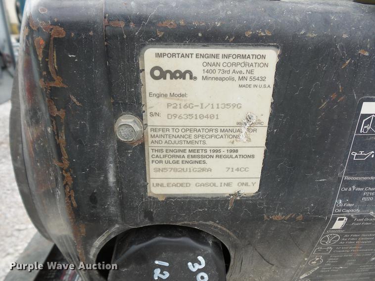 image for item DD2033 Miller Bobcat 225G welder/generator