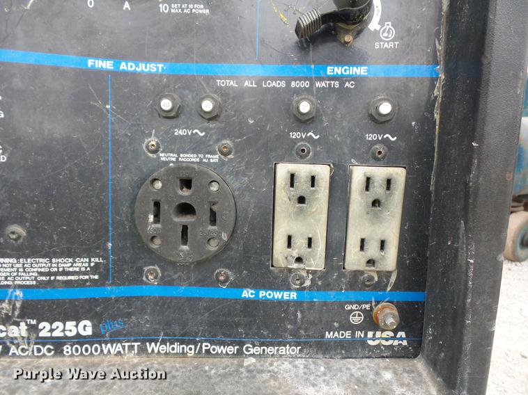 image for item DD2033 Miller Bobcat 225G welder/generator