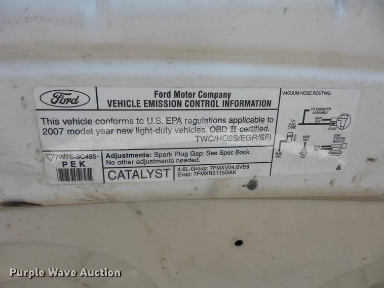 image for item DD2108 2007 Ford Crown Victoria Police Interceptor