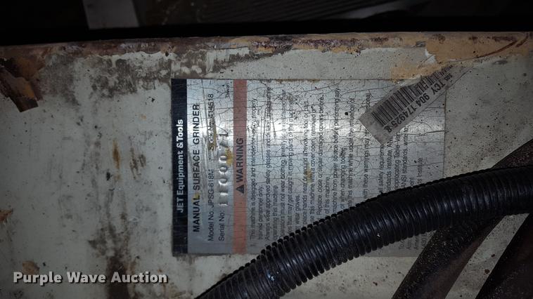 image for item DD2197 Jet Equipment & Tools manual surface grinder