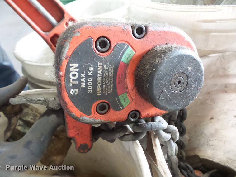 image for item DD2220 (13) chain come-a-longs