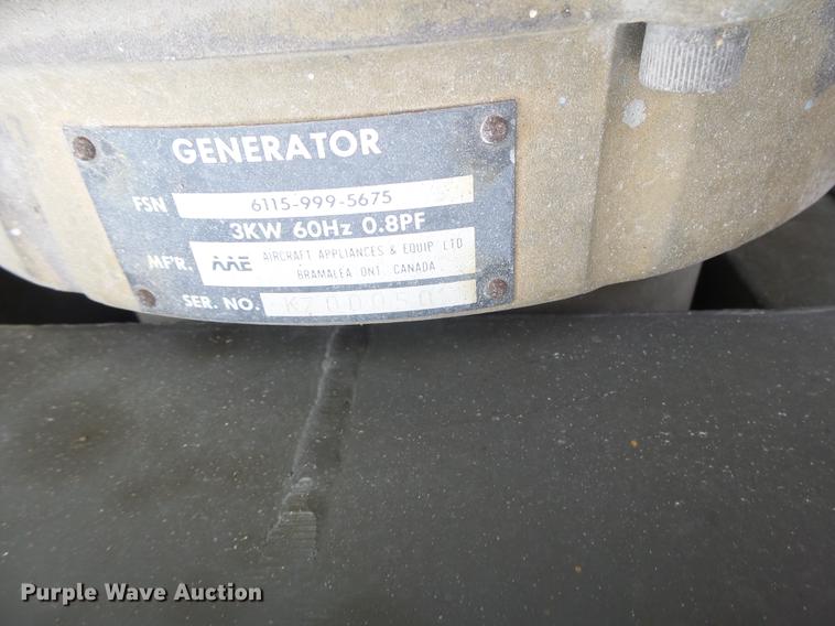 image for item DF9383 US Army MEP016C generator