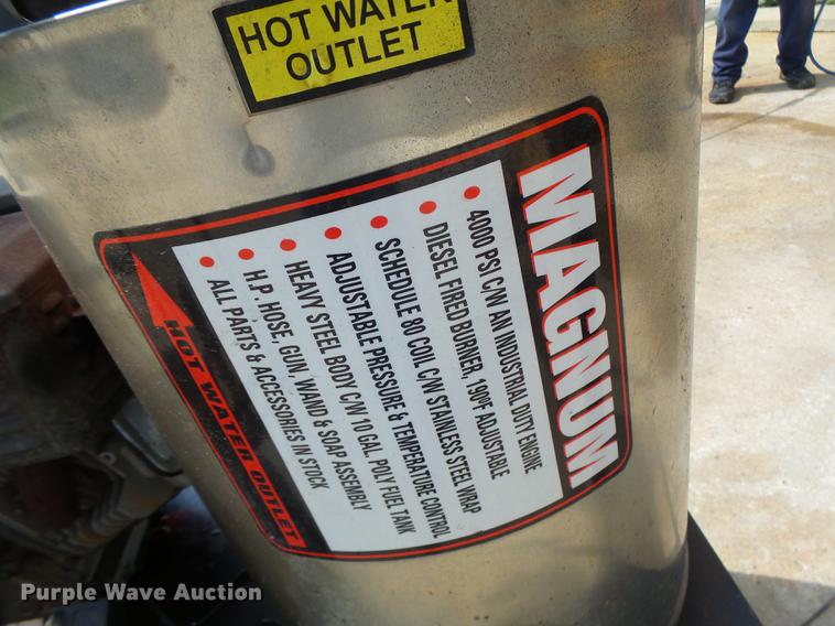 image for item DF9398 Magnum 4000 hot pressure washer