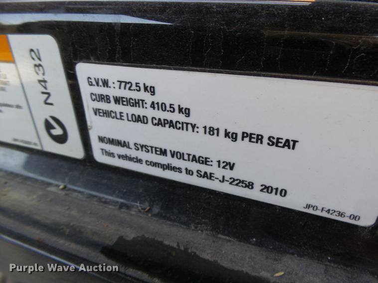 image for item DF9415 2015 Yamaha 2 Plus 2 golf cart