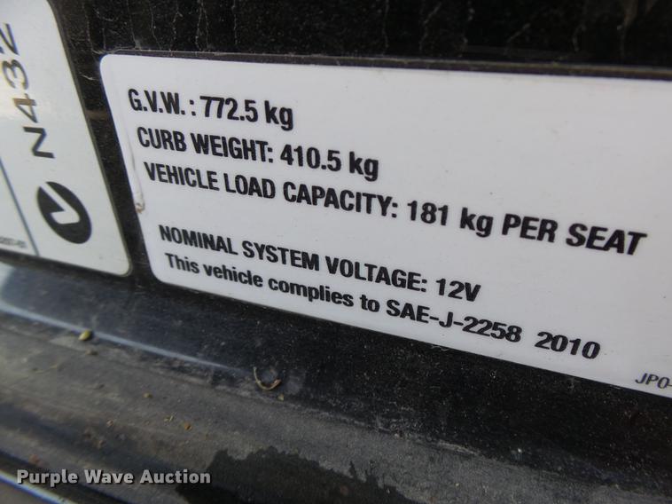 image for item DF9415 2015 Yamaha 2 Plus 2 golf cart