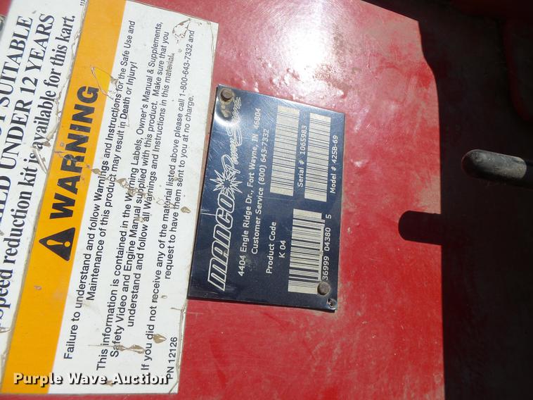 image for item DF9418 Fox 425 Cruiser go kart