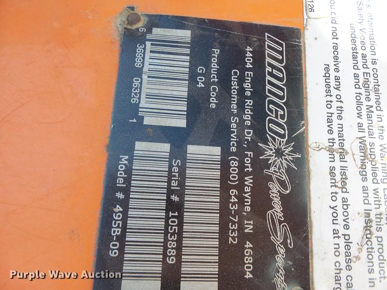 image for item DF9419 Fox 495 Conquest go kart