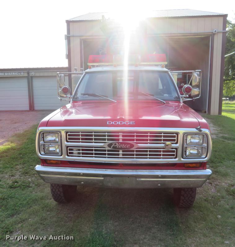 image for item DI9853 1980 Dodge Ram Power Wagon 400 Pierce mini pumper fire truck